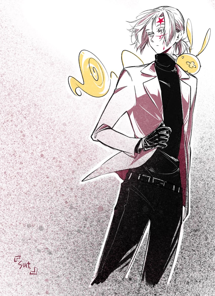 allen walker and timcanpy (d.gray-man) drawn by kozuuu