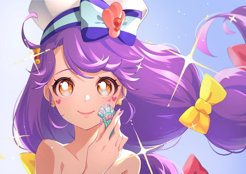 suzumura sango and cure coral (precure and 1 more) drawn by eriko_(nakaeri_gogo)