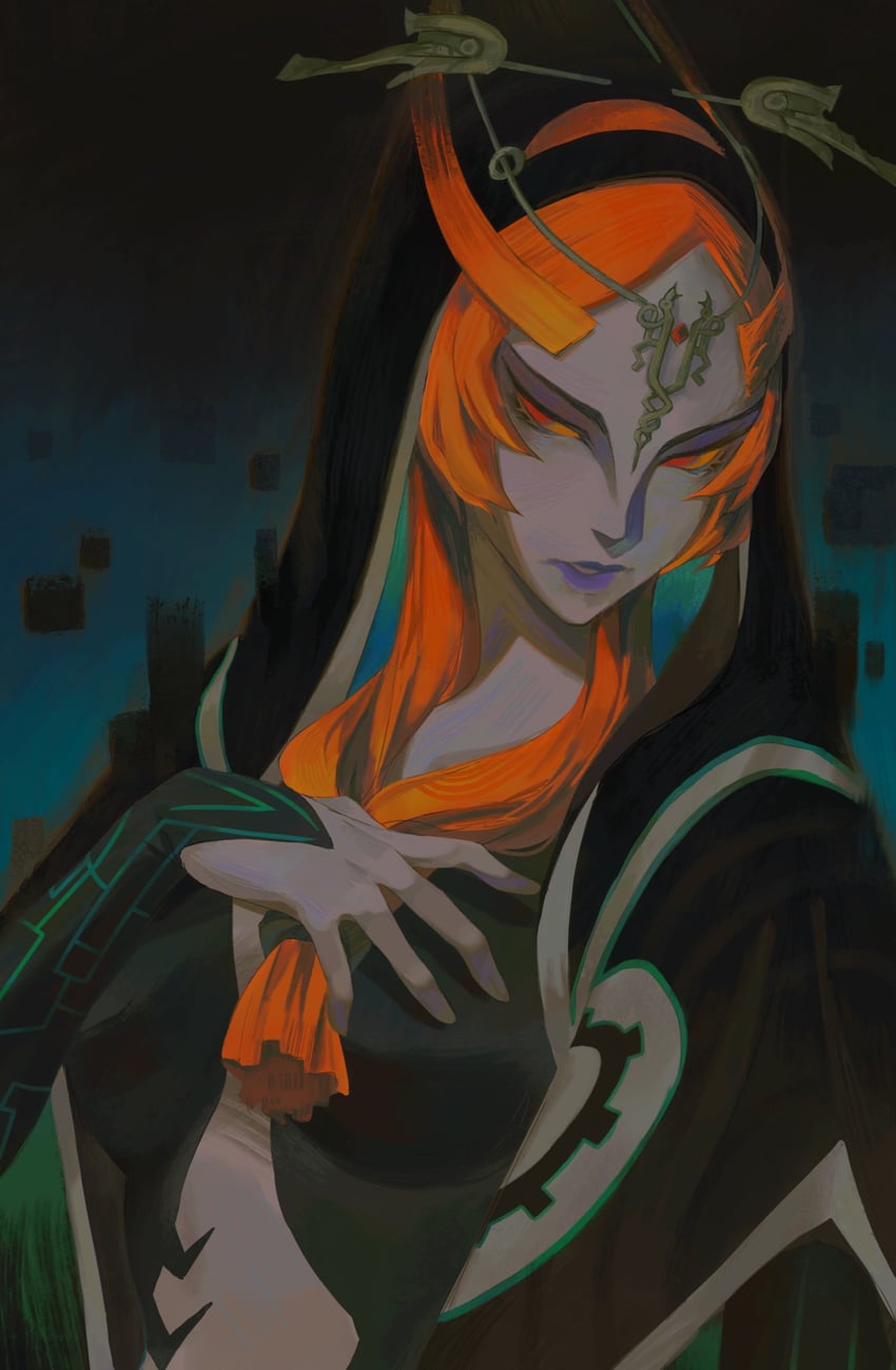 midna (the legend of zelda and 1 more) drawn by lisa_(mochii_lisa)