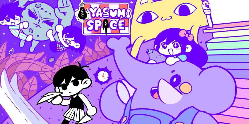 omori, aubrey, kel, hero, something, and 4 more (omori) drawn by kireso_majide