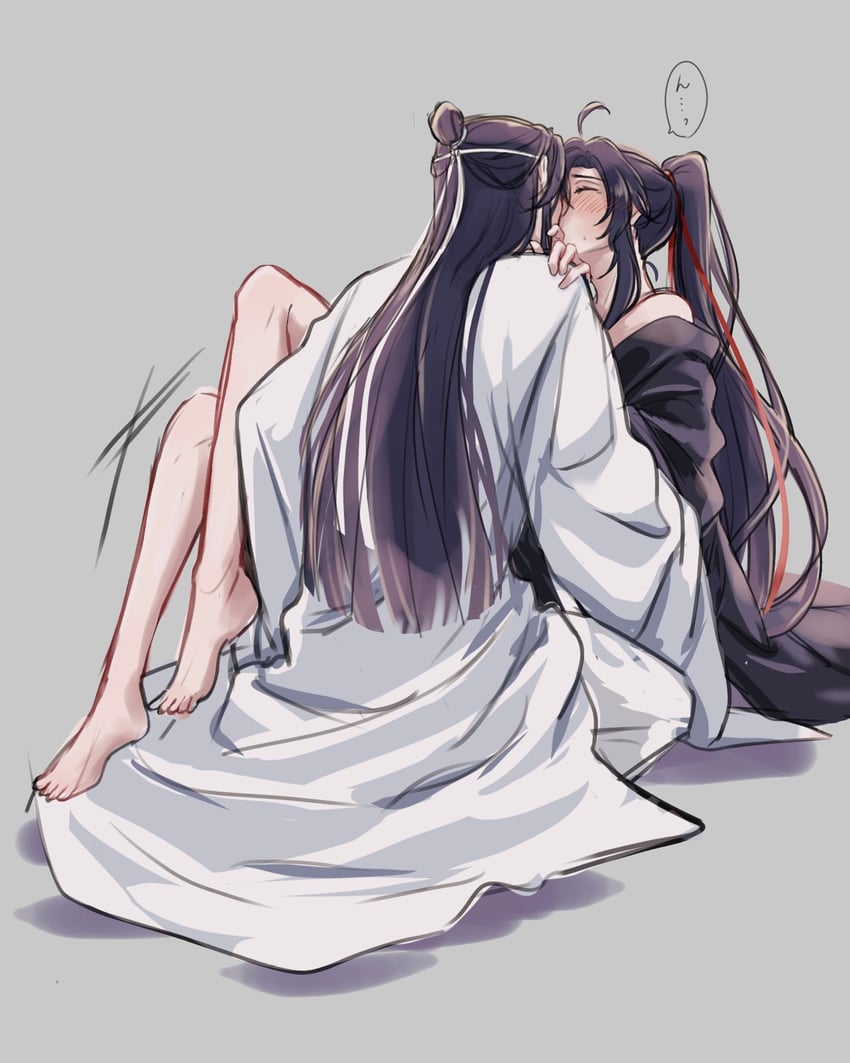 wei wuxian and lan wangji (modao zushi) drawn by semiusa1010