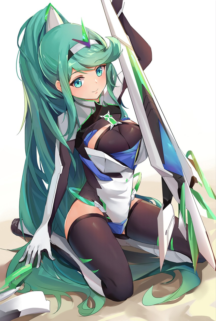 pneuma (xenoblade chronicles and 1 more) drawn by kiiro_kimi