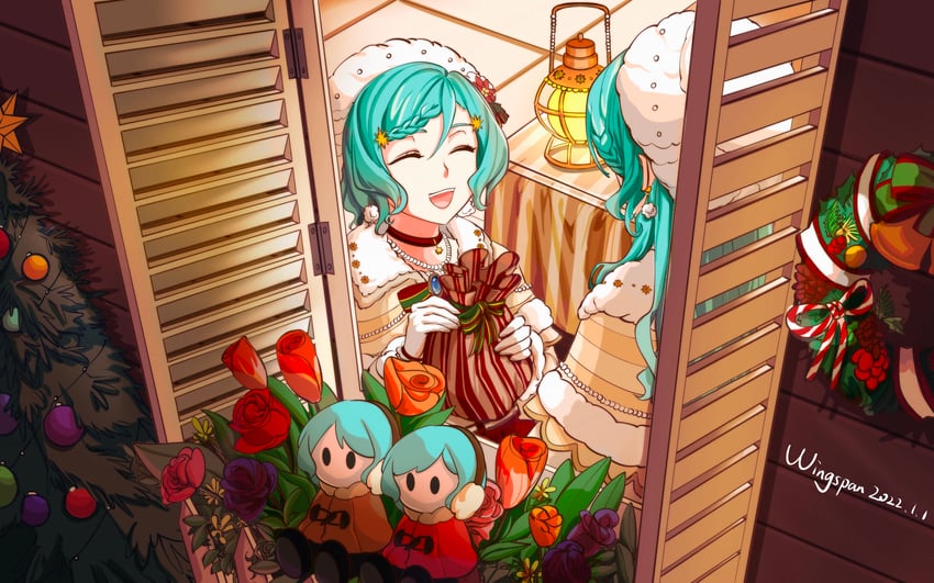 hikawa sayo and hikawa hina (bang dream!) drawn by someonechasingaftersky