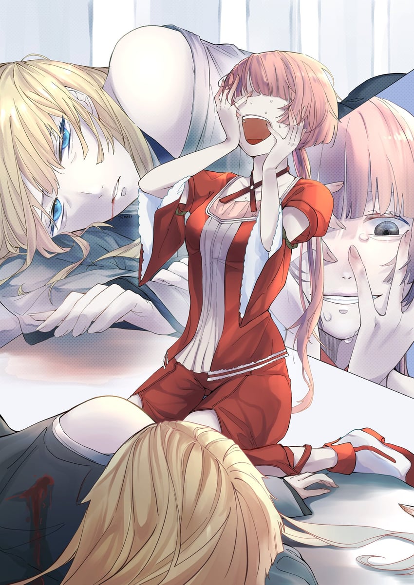 nekomura iroha, irina clockworker, and elluka chirclatia (vocaloid and 3 more) drawn by tomari_drew