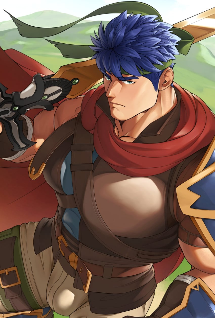 ike (fire emblem and 1 more) drawn by ruisselait