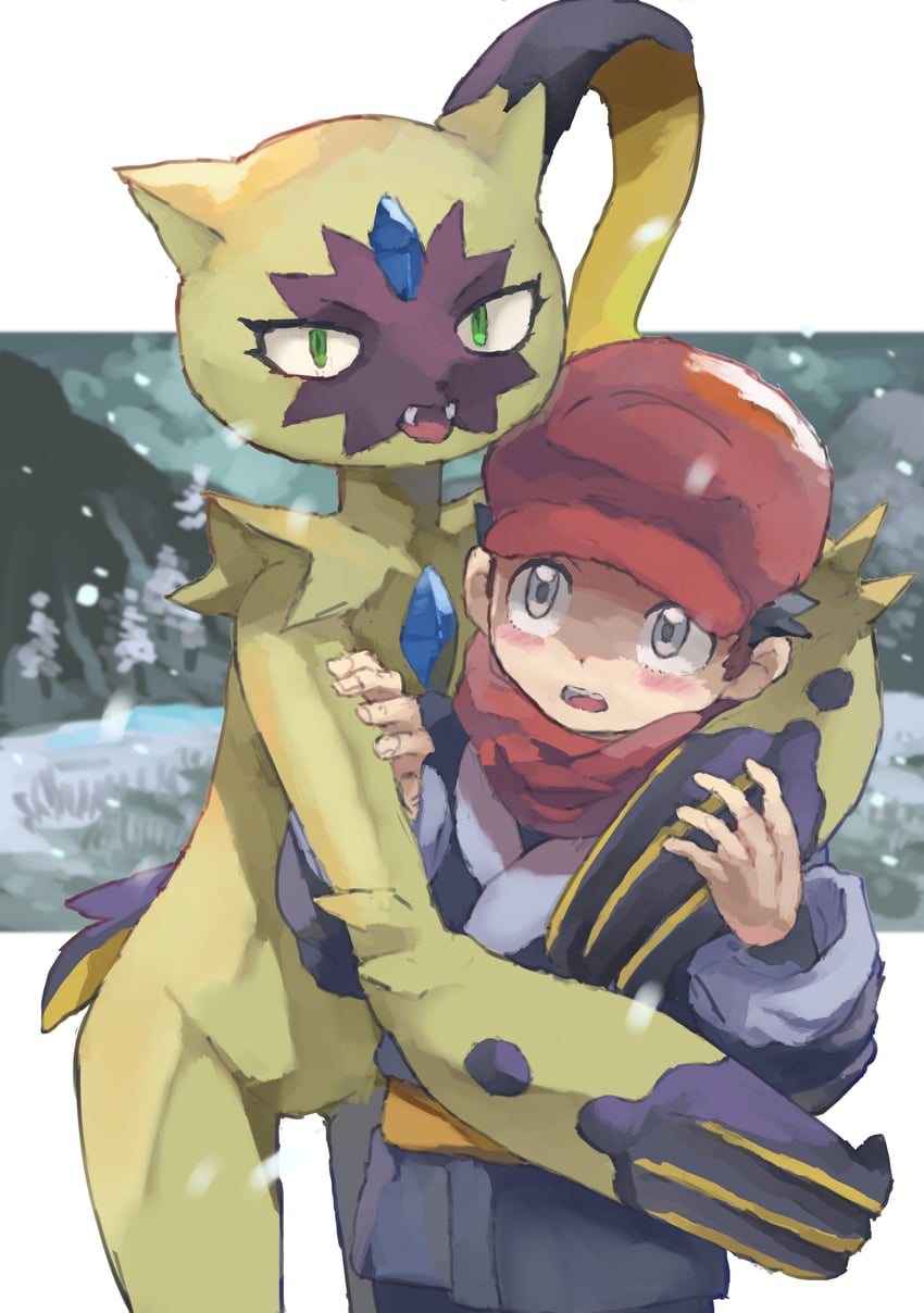 rei and sneasler (pokemon and 1 more) drawn by mboriasu