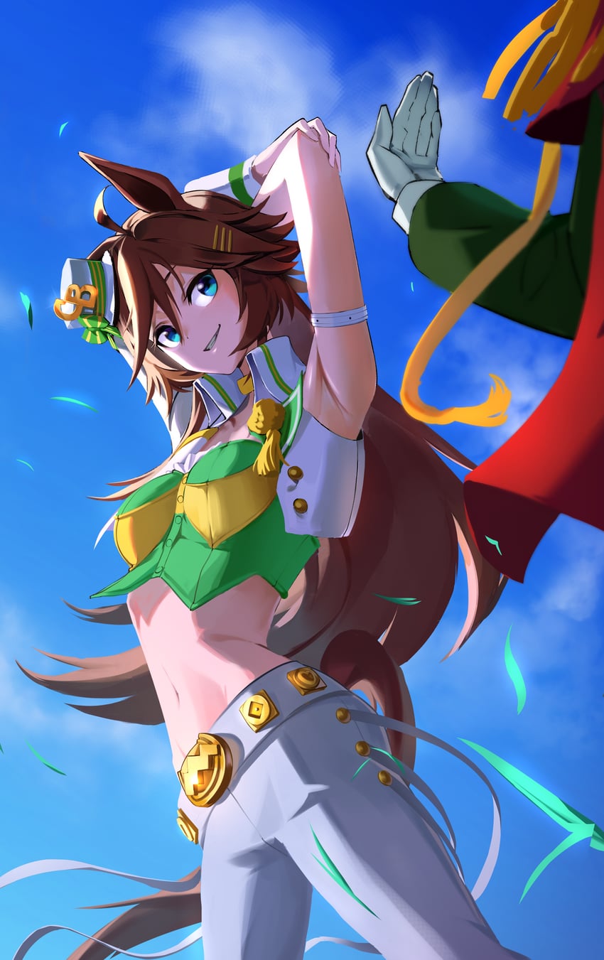 symboli rudolf and mr. c.b. (umamusume) drawn by snowater
