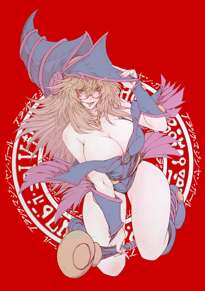 dark magician girl (yu-gi-oh!) drawn by jun_wu_mo