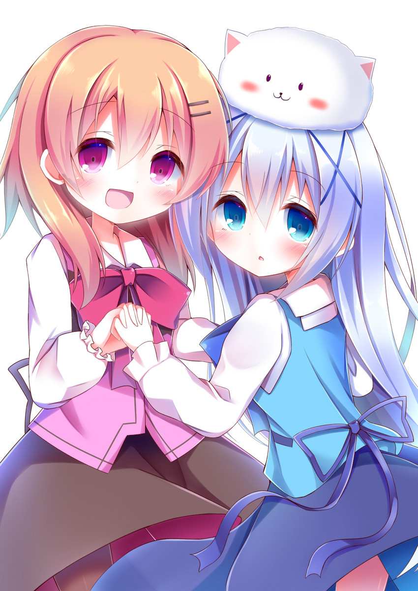 kafuu chino, hoto cocoa, and tippy (gochuumon wa usagi desu ka?) drawn by esureki