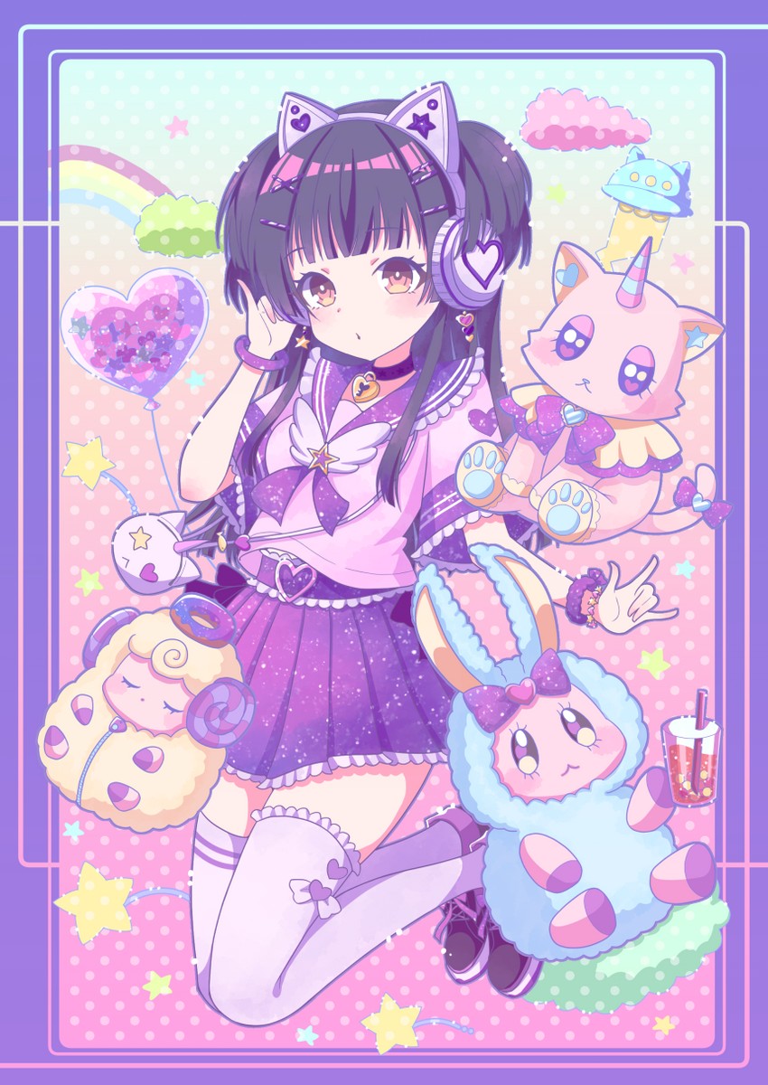 mayuzumi fuyuko (idolmaster and 1 more) drawn by hiiragi_kei