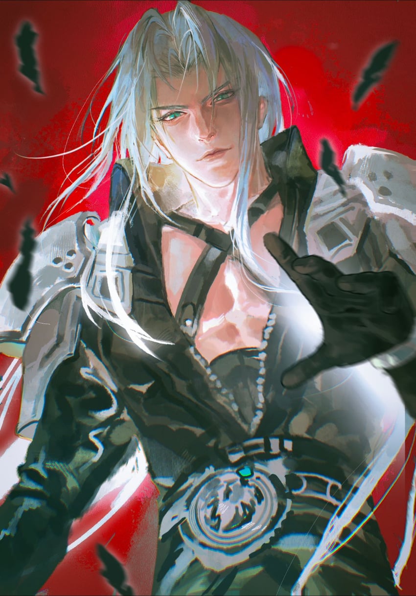 sephiroth (final fantasy and 1 more) drawn by koumikoumi69