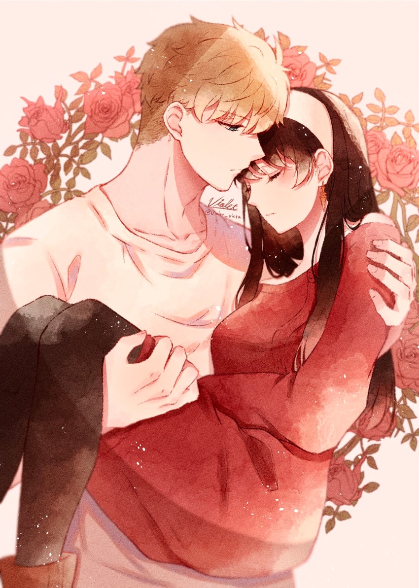 yor briar and twilight (spy x family) drawn by violet_viora