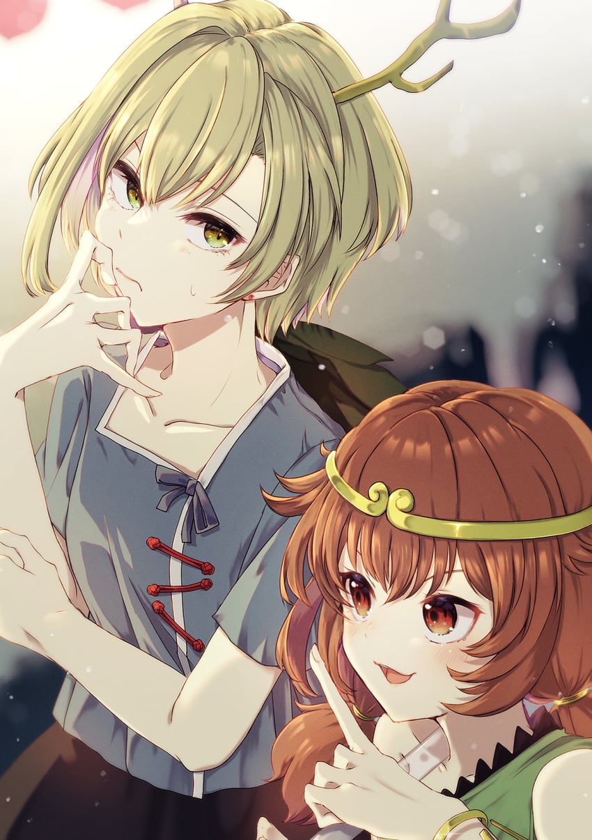 kicchou yachie and son biten (touhou and 1 more) drawn by aoi_(annbi)