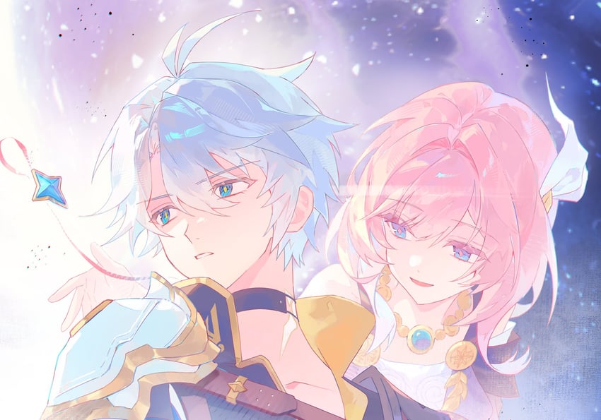 phainon and cyrene (honkai and 1 more) drawn by shiita34