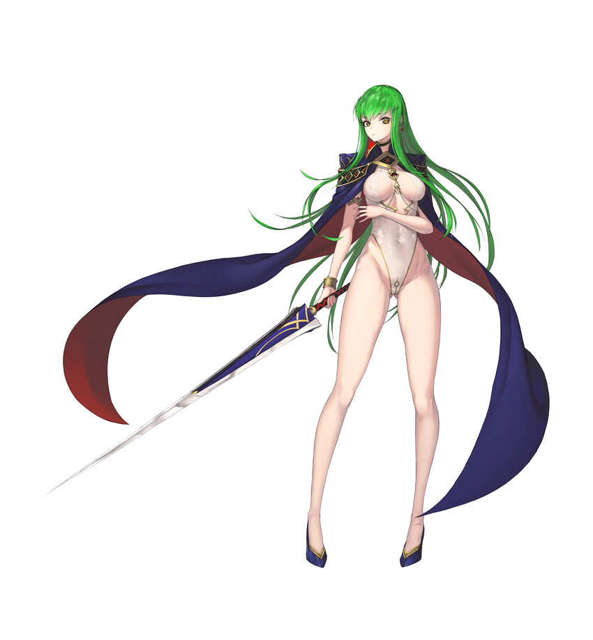c.c. (code geass and 1 more) drawn by legendwarrior