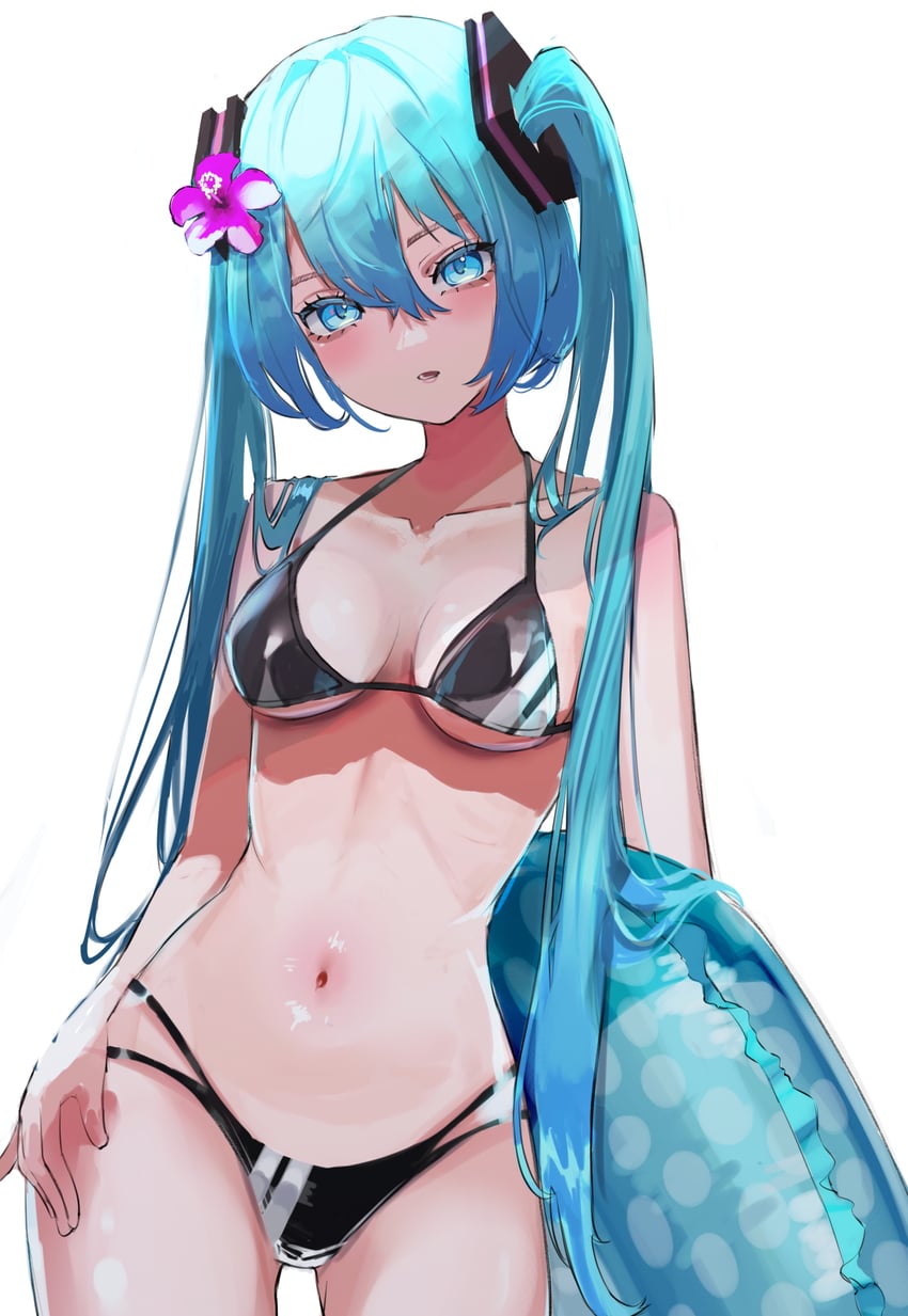 hatsune miku and iori (blue archive and 1 more) drawn by rerendi