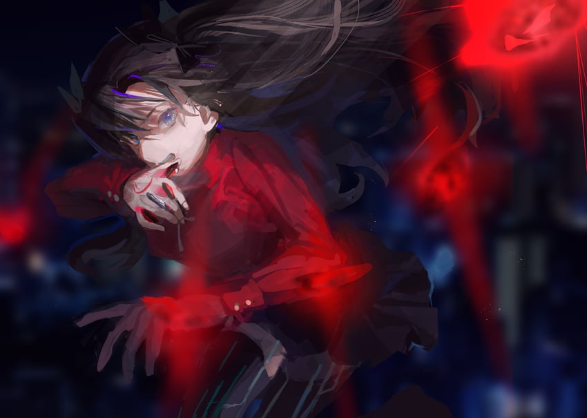 tohsaka rin (fate and 1 more) drawn by ubwmitekure
