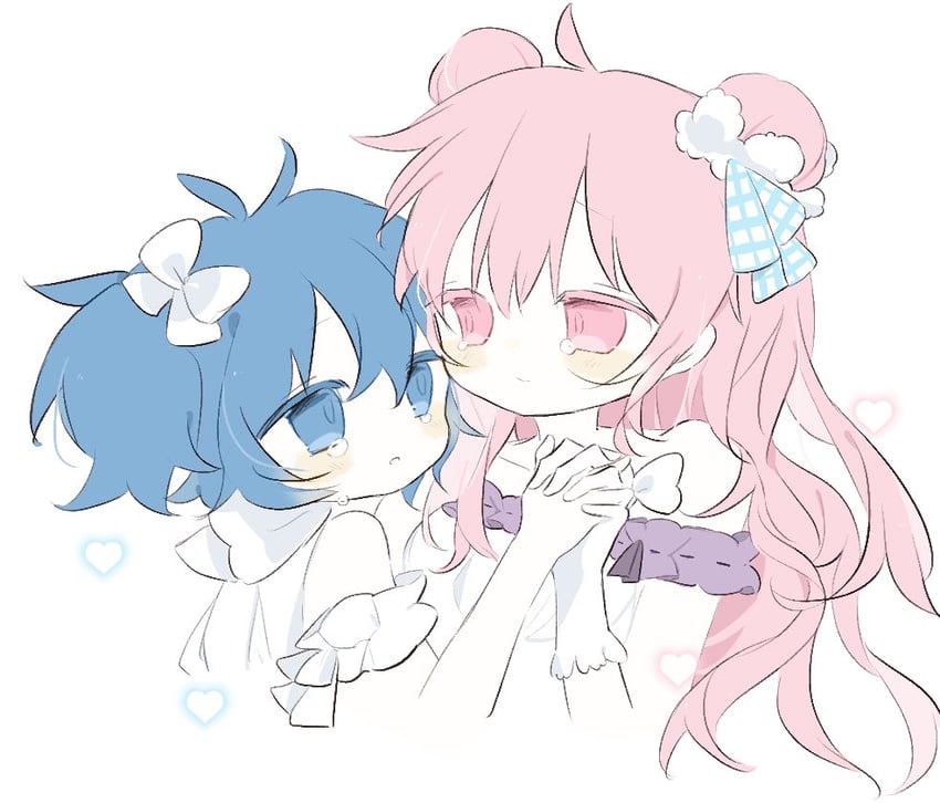 matsuzaka satou and koube shio (happy sugar life) drawn by xiosatou