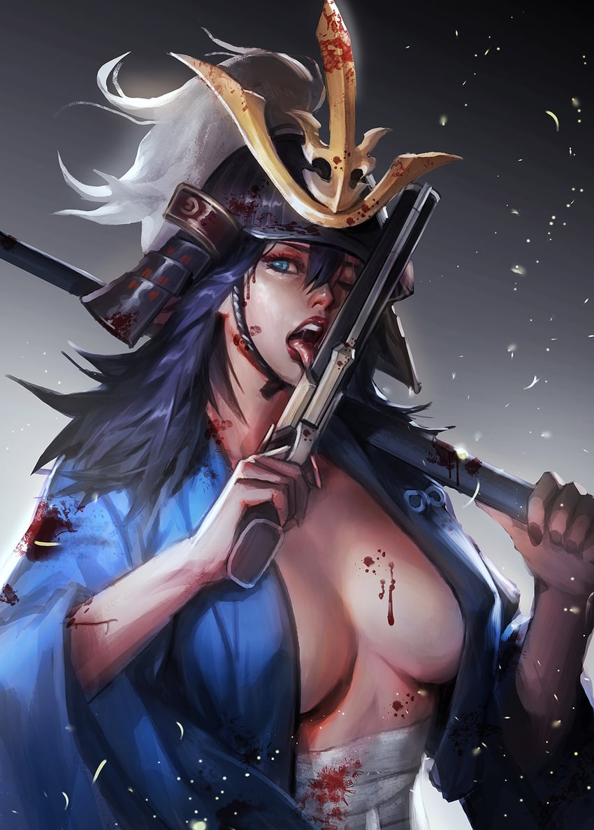 ashina isshin and sword saint isshin (sekiro: shadows die twice) drawn by kdash