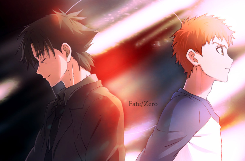 emiya shirou and emiya kiritsugu (fate and 2 more) drawn by umishima_senbon