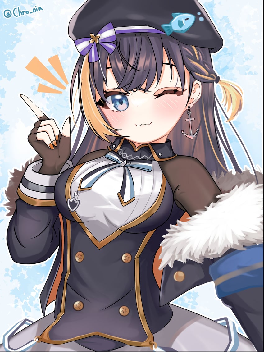 petra gurin (nijisanji and 1 more) drawn by chronia