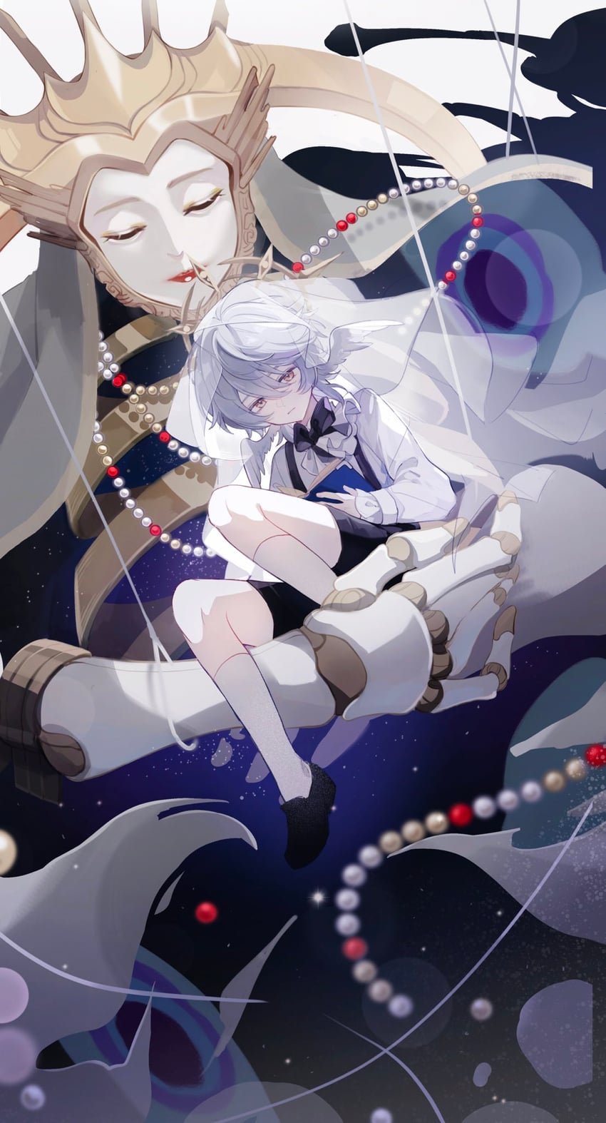 sunday and ena (honkai and 1 more) drawn by hayatori_qwq