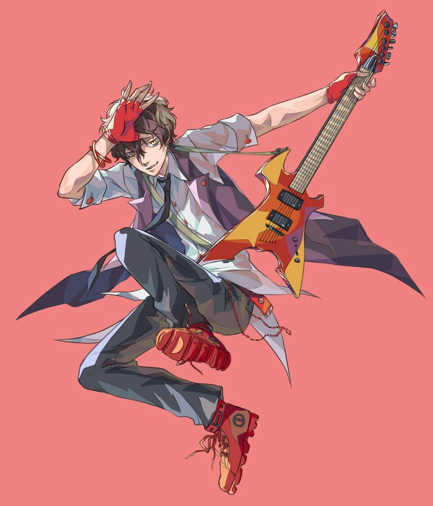 amamiya ren (persona and 1 more) drawn by jeryl_kyou
