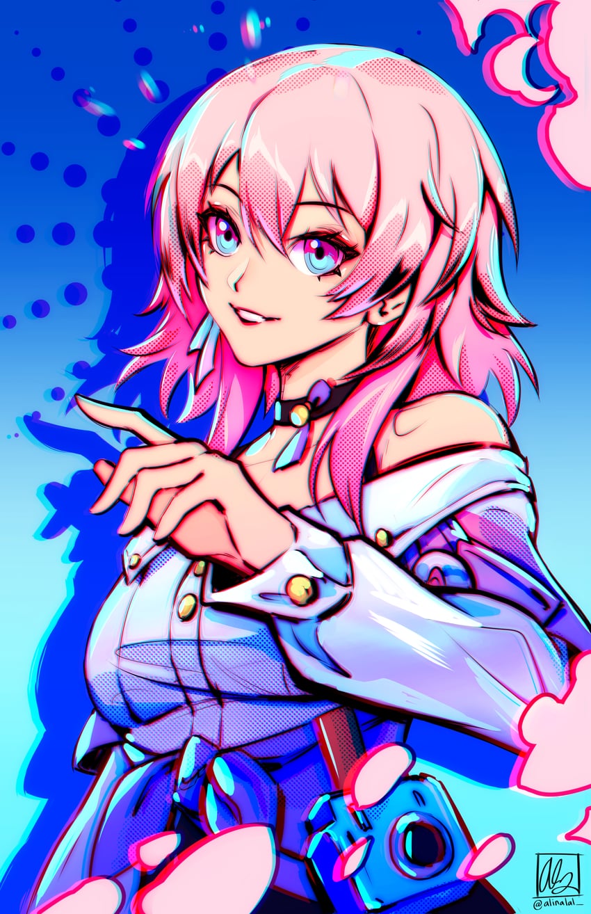 march 7th (honkai and 1 more) drawn by alina_l