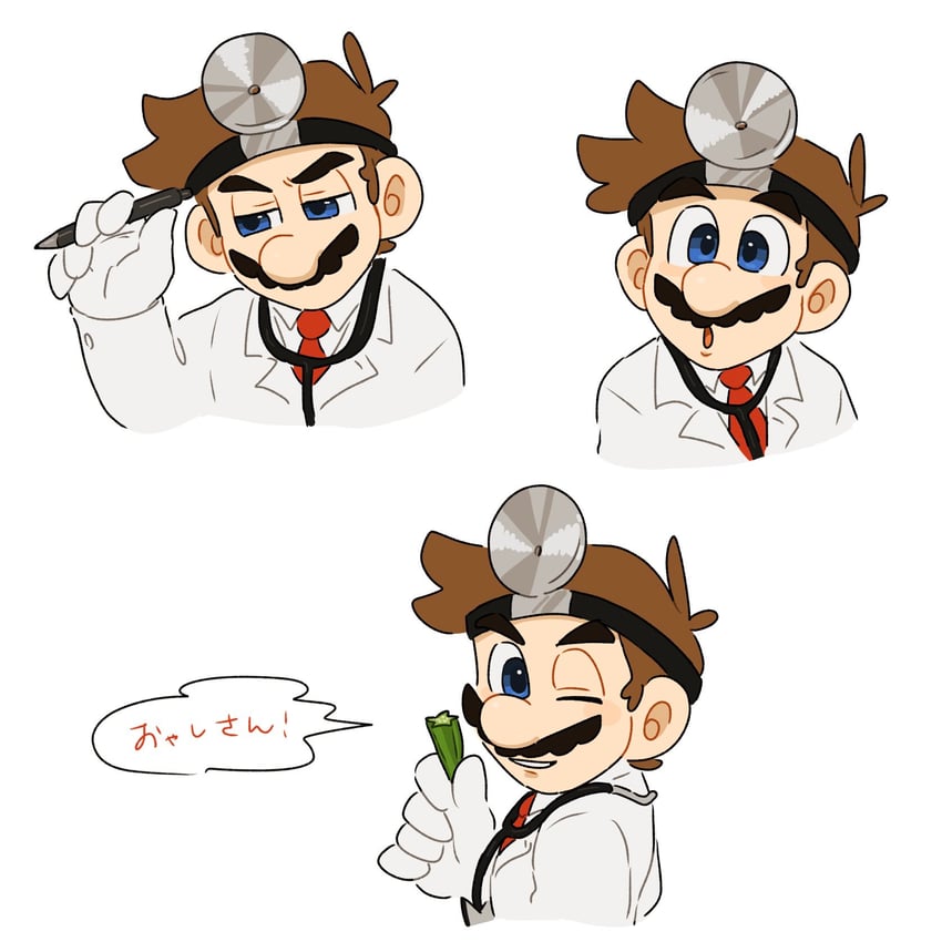 mario and dr. mario (mario and 1 more) drawn by mimimi_(mimimim9999)