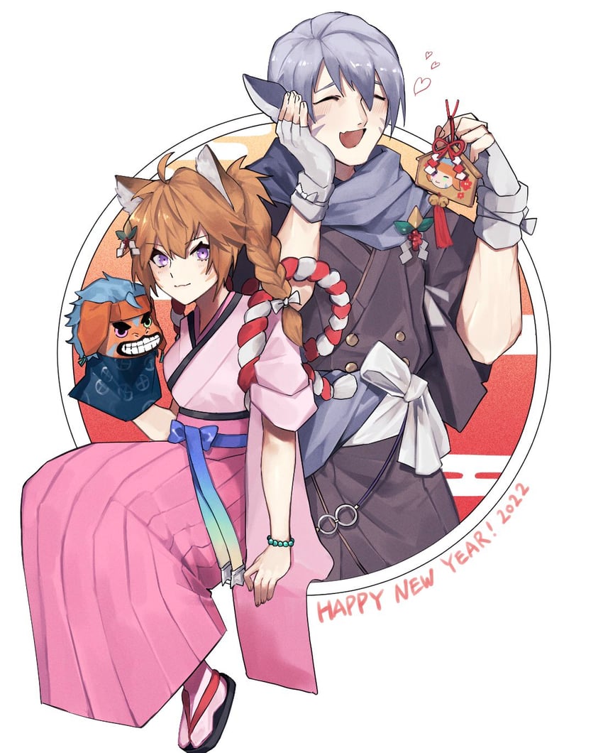 lyre and kyza (fire emblem and 2 more) drawn by seinikuten