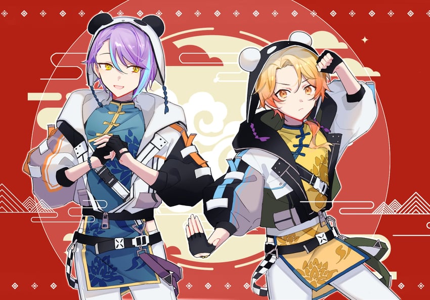 tenma tsukasa and kamishiro rui (project sekai) drawn by otorrio