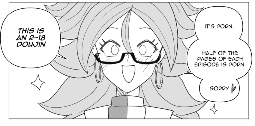 android 21 (dragon ball and 1 more) drawn by navietta