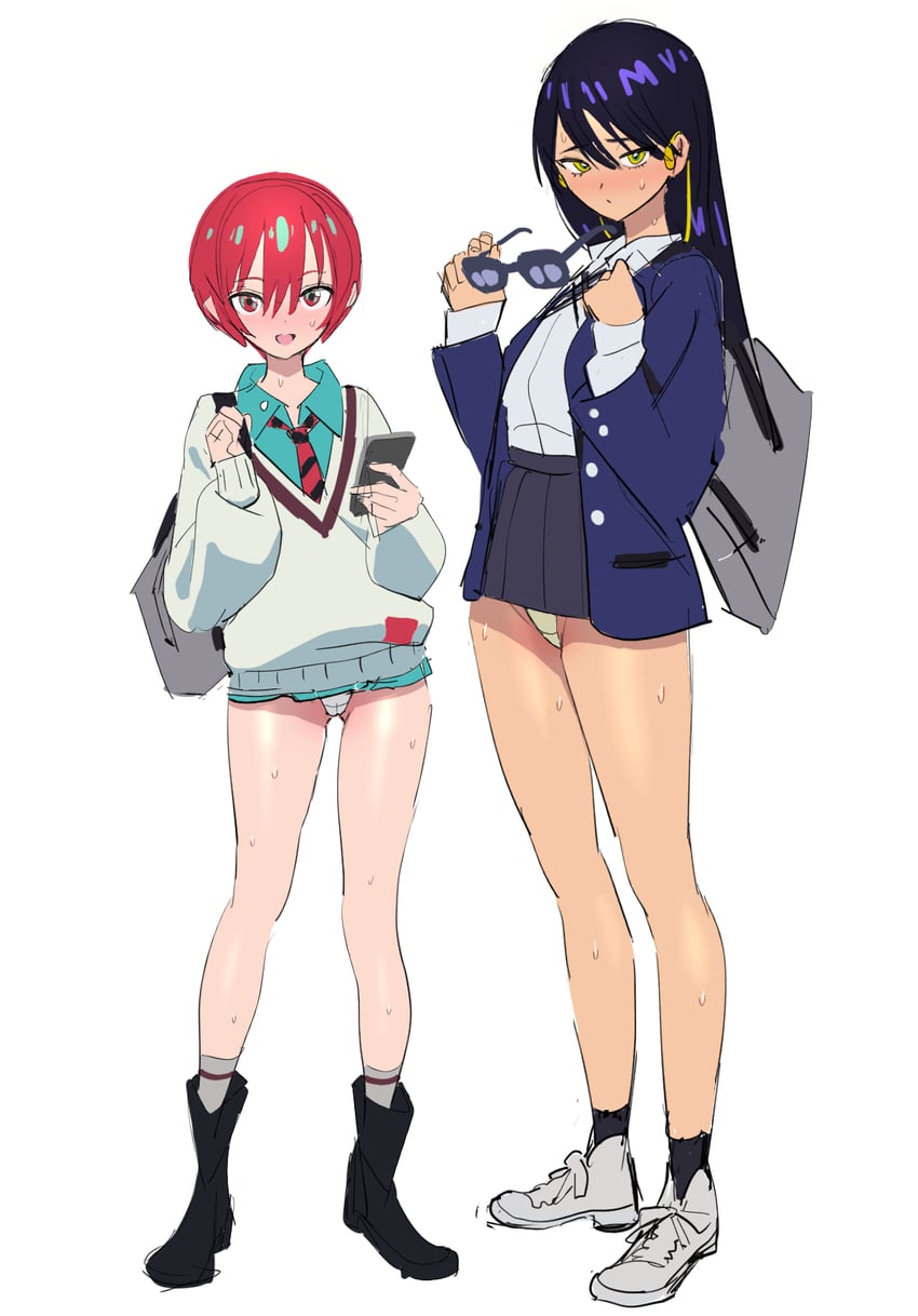 amate yuzuriha and nyaan (gundam and 1 more) drawn by velzhe