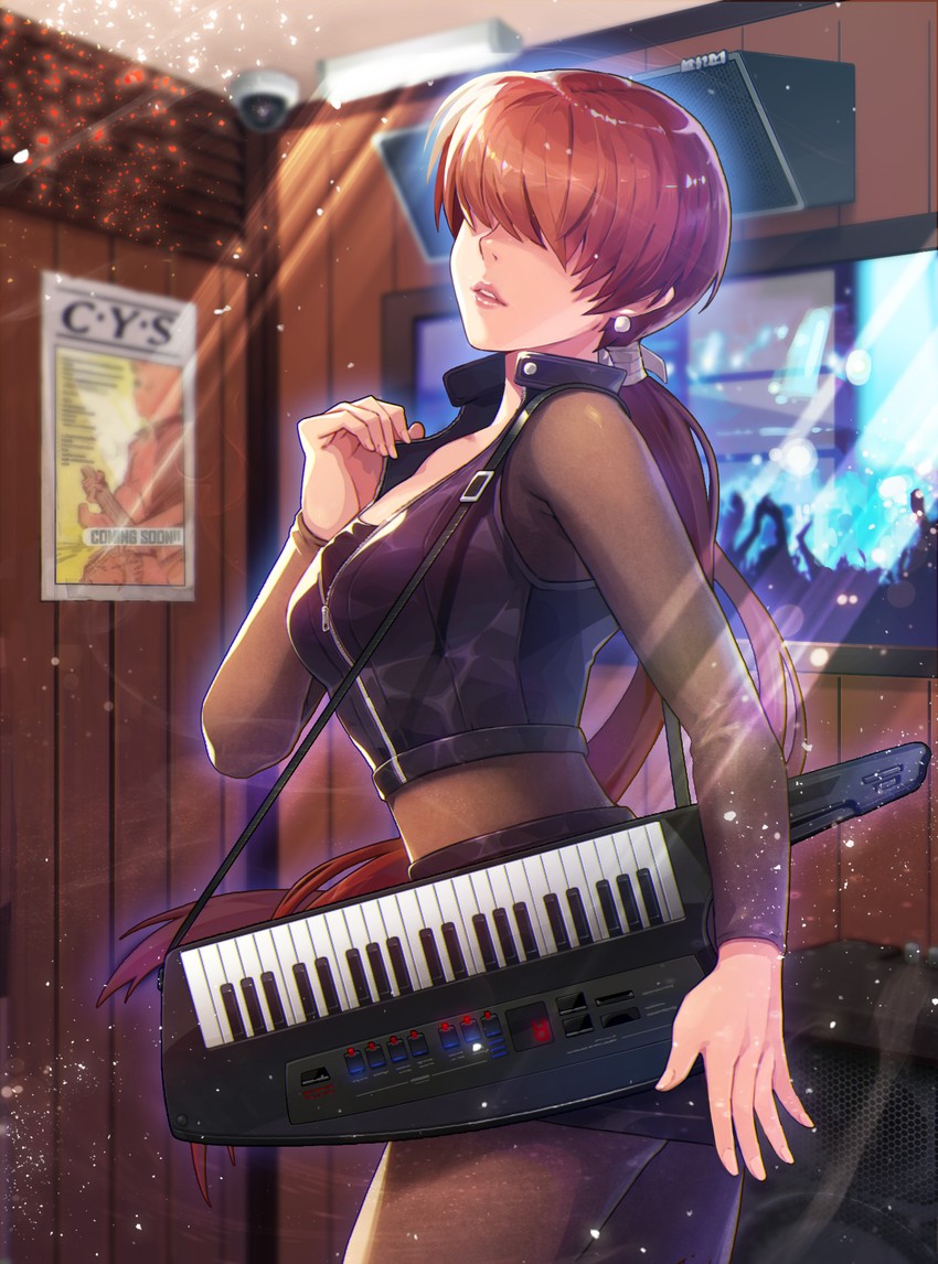 shermie (the king of fighters and 1 more) drawn by puyon_(puyon)