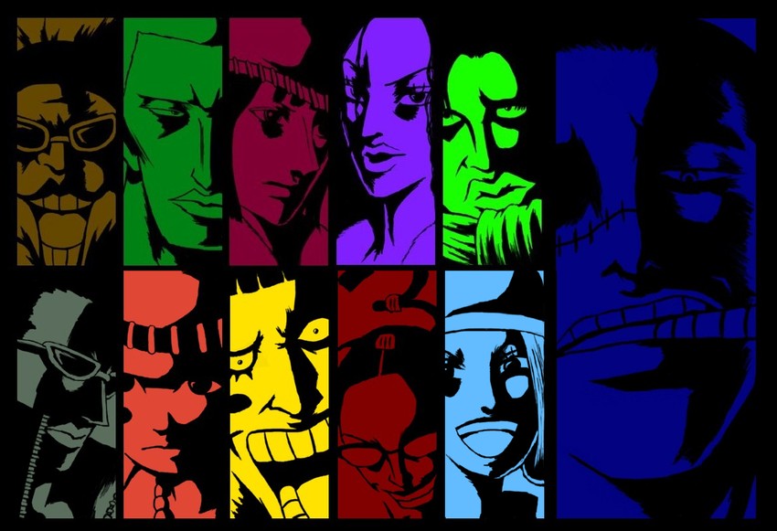 nico robin, crocodile, galdino, bon clay, miss valentine, and 6 more (one piece) drawn by tatami819