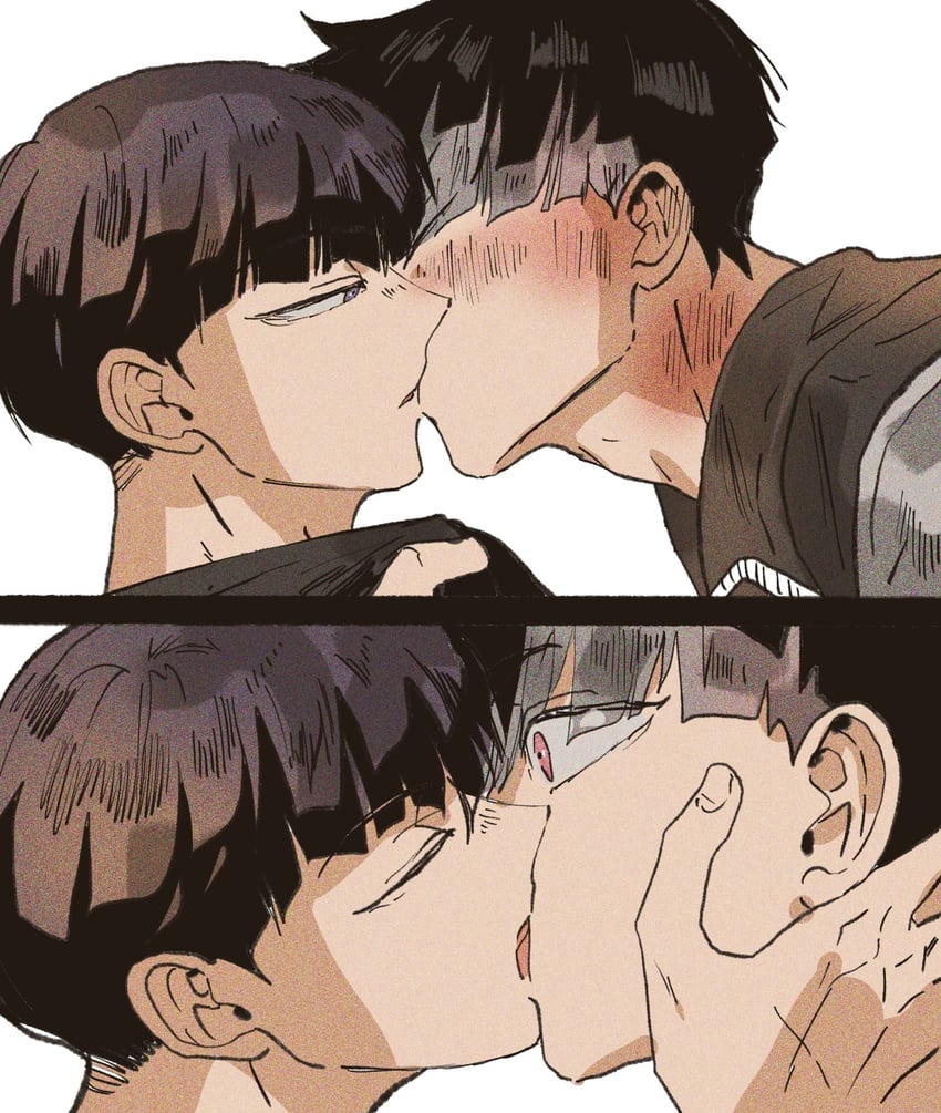 hoshina soshiro and narumi gen (kaijuu no. 8) drawn by mmmiaa