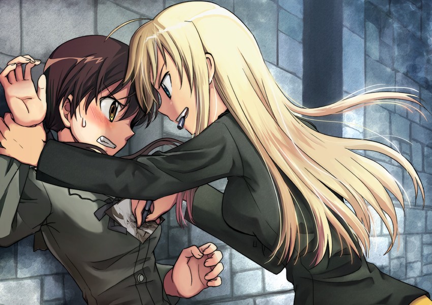 gertrud barkhorn and hanna-justina marseille (world witches series and 2 more) drawn by niina_ryou