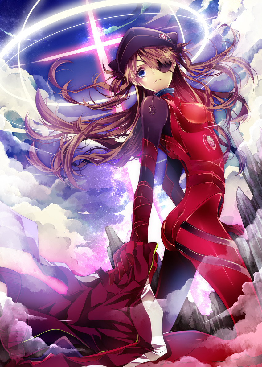 souryuu asuka langley (neon genesis evangelion and 2 more) drawn by shiro_(himawari)