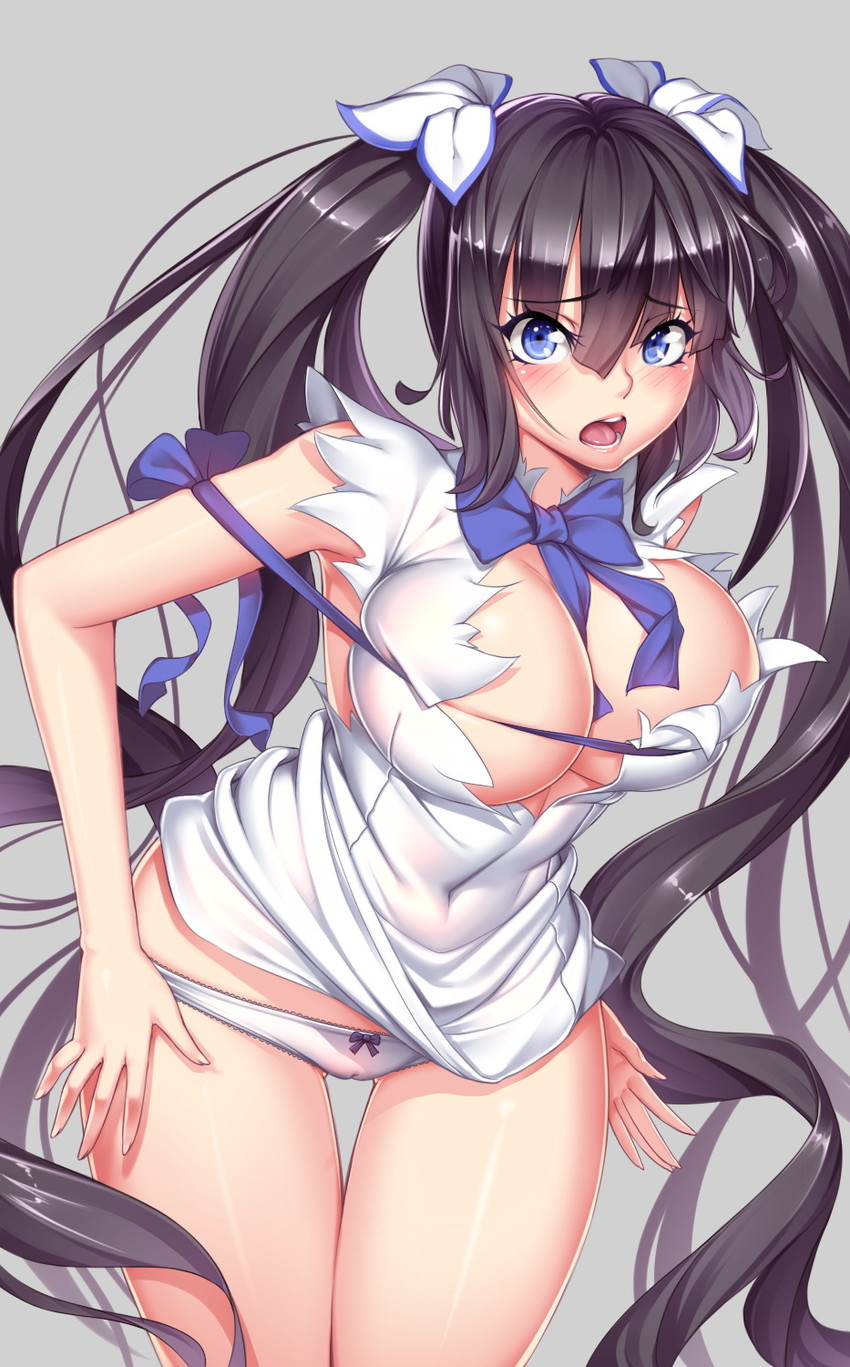 hestia (dungeon ni deai wo motomeru no wa machigatteiru darou ka) drawn by lucknight