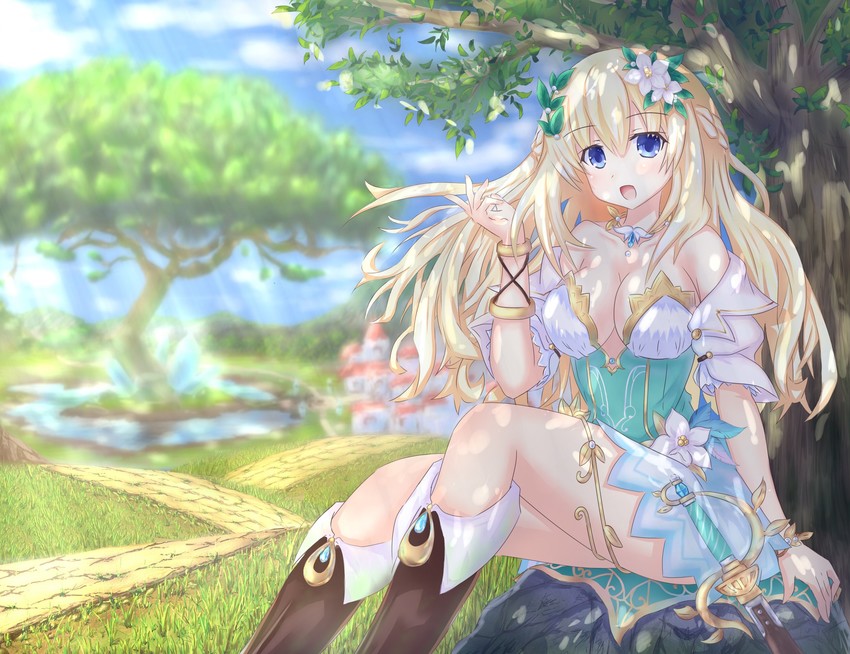 vert (neptune and 1 more) drawn by kazuneko_(wktk1024)