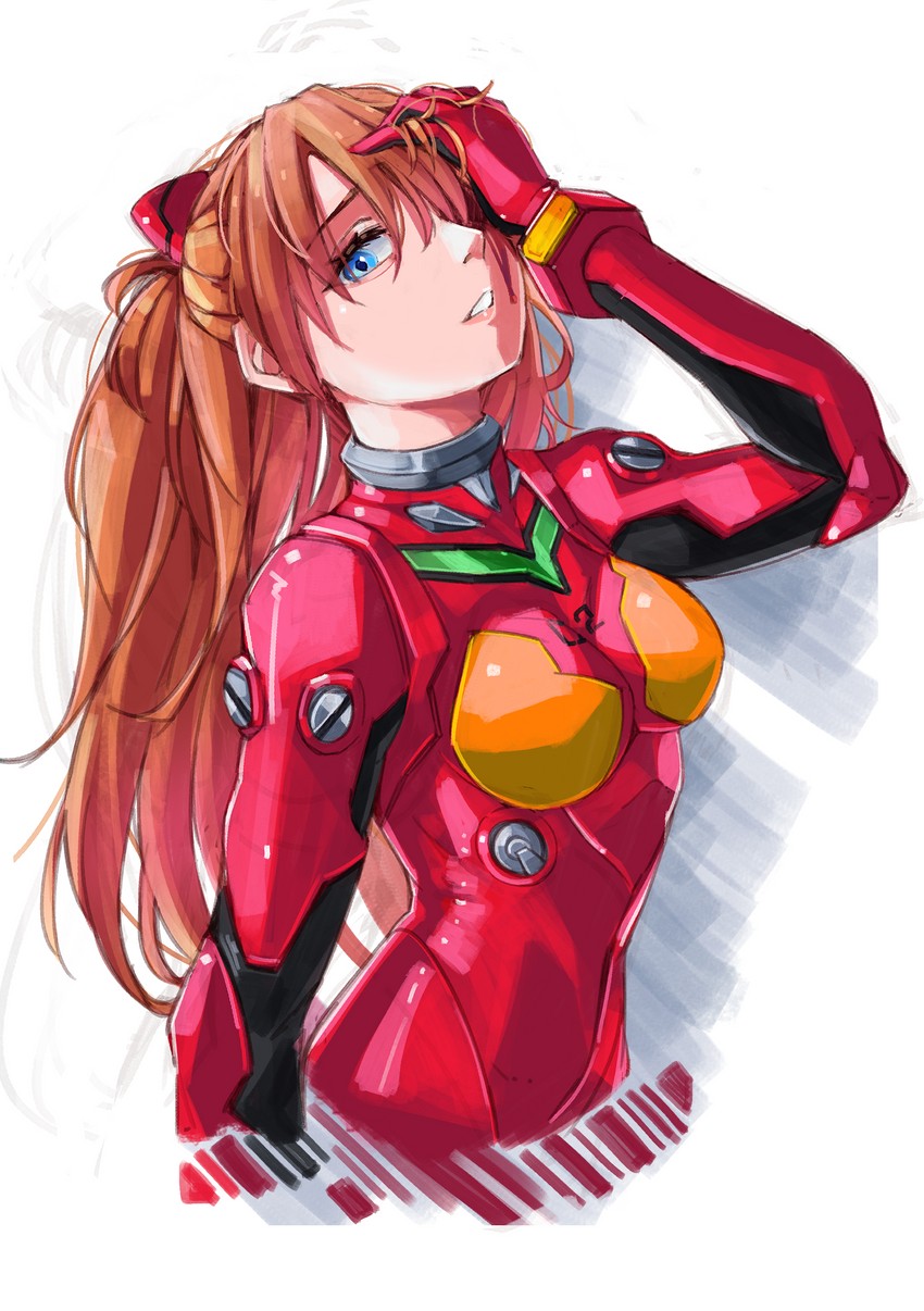 souryuu asuka langley (neon genesis evangelion) drawn by rx_drunkman