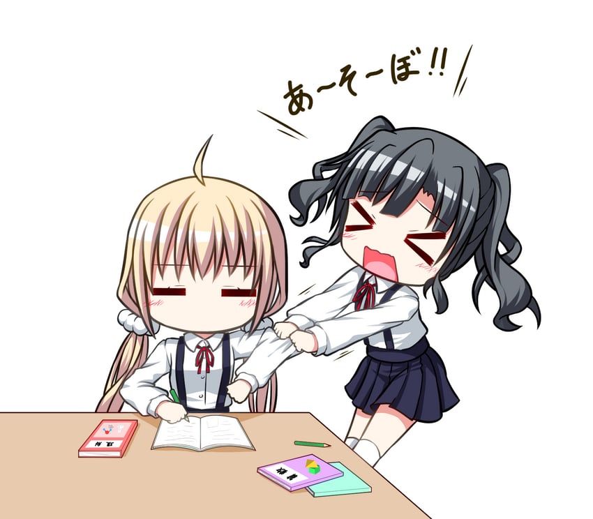 itsumura haruka and itsumura yukari (re:stage!) drawn by getsuyoshi