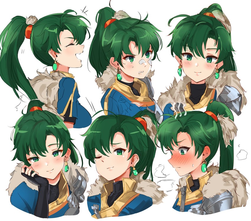 lyn (fire emblem and 2 more) drawn by ormille