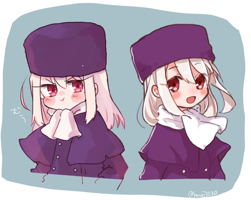 illyasviel von einzbern (fate and 1 more) drawn by saihara