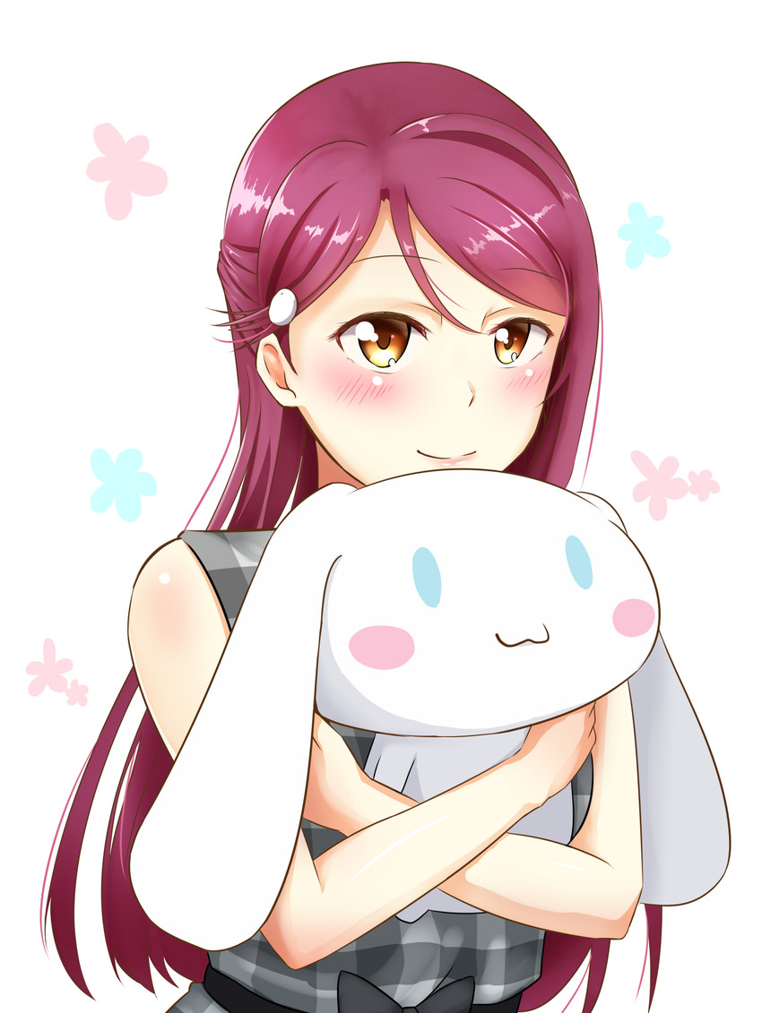 sakurauchi riko and cinnamoroll (love live! and 3 more) drawn by misiro_s