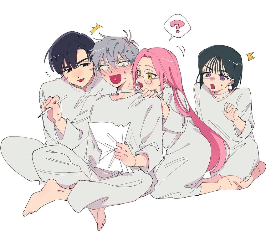 sua, mizi, till, and ivan (alien stage) drawn by yuu_(yuuka_8018)