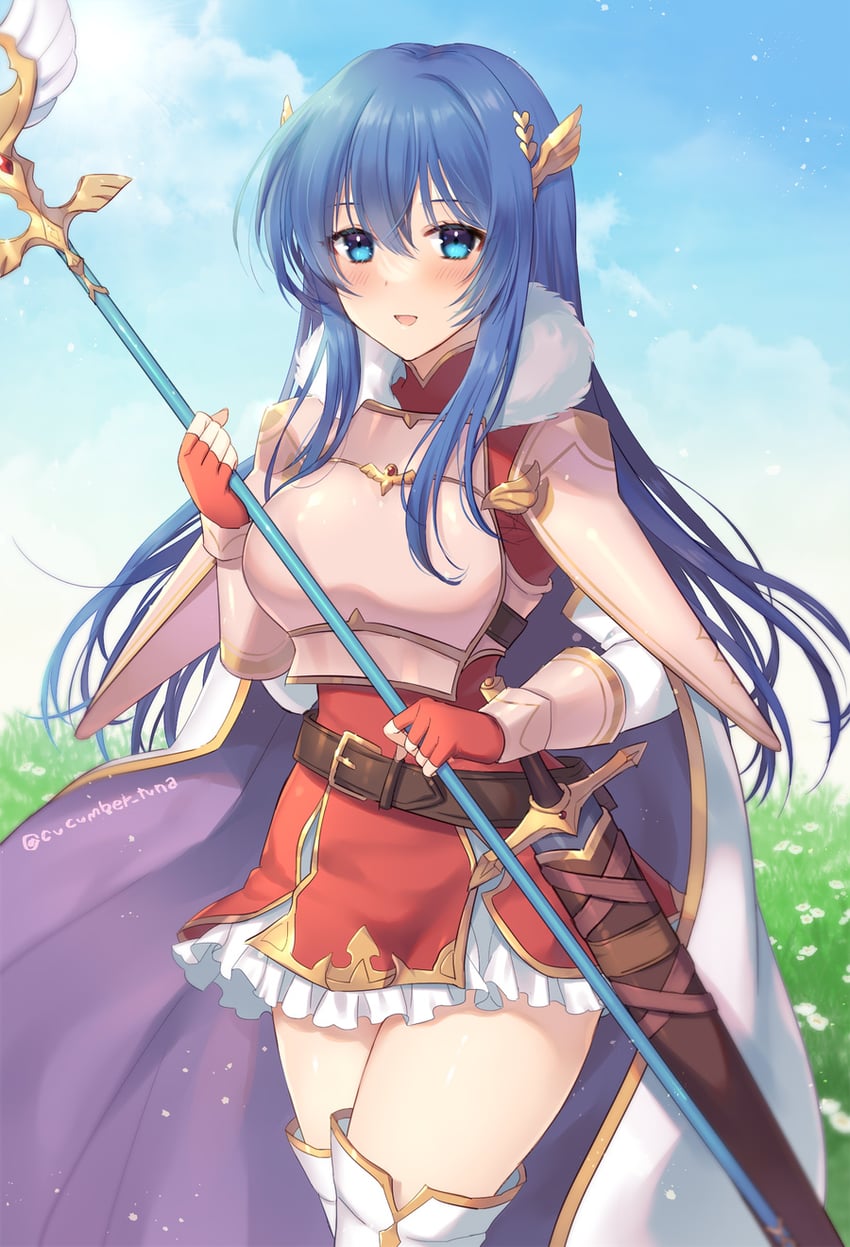 caeda (fire emblem and 2 more) drawn by awayuki_ramika