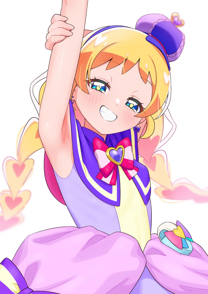 inukai iroha and cure friendy (precure and 1 more) drawn by tiler_(tiler00)