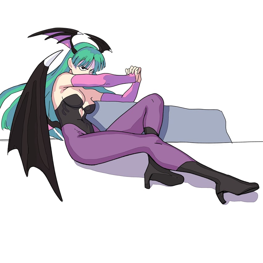 morrigan aensland (darkstalkers and 1 more) drawn by watcher_hollow