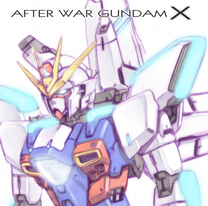 gundam x (gundam and 1 more) drawn by hiten_(hitenkei)